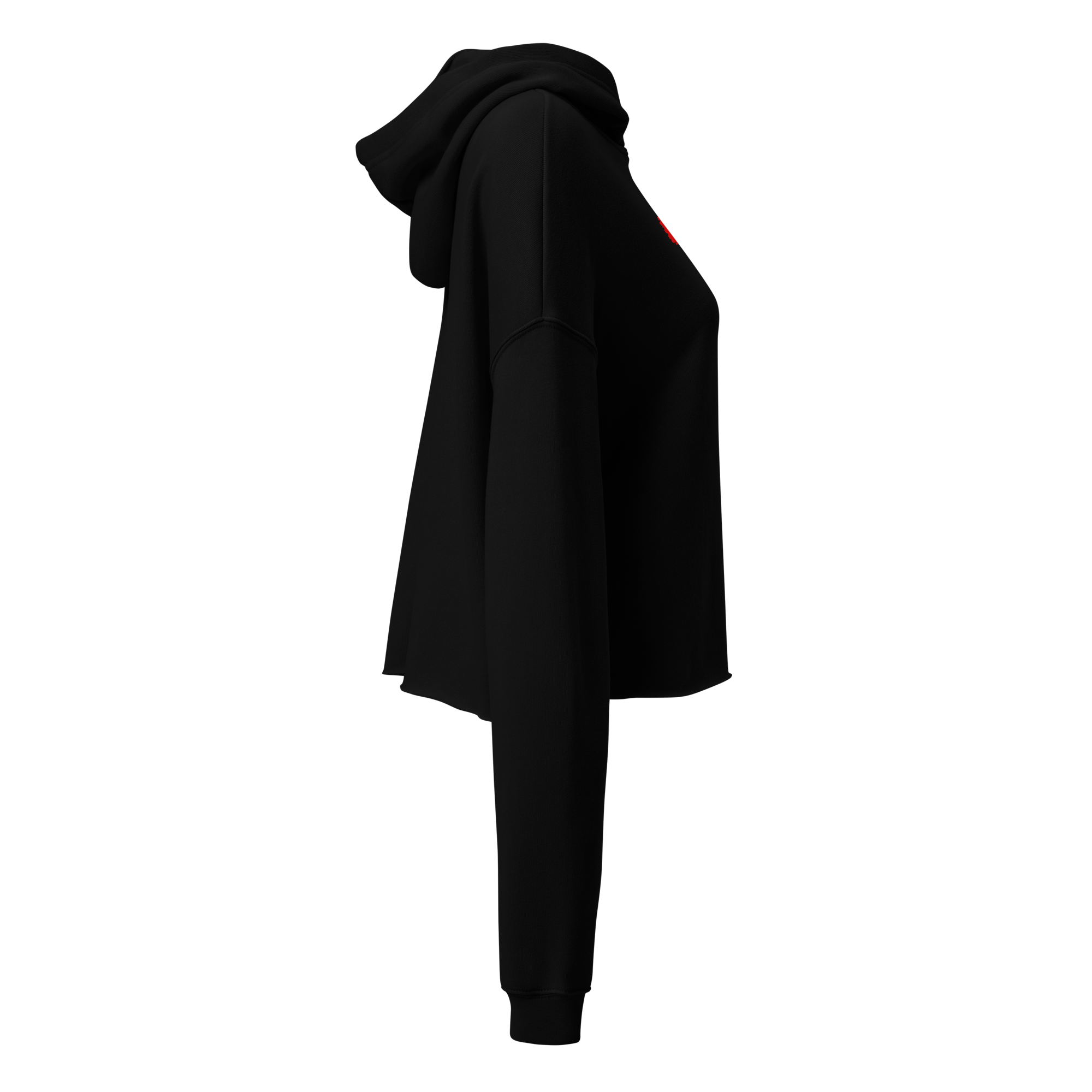 Iwin New Logo Crop Hoodie - Black - Image 2